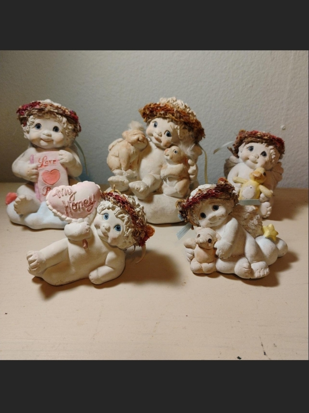 Vintage Dreamsicle Bundle Of 5 Angel Babies